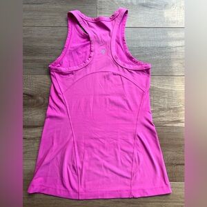 Lululemon Align Hip-Length Racerback Tank Top Sonic Pink Size 6 GUC